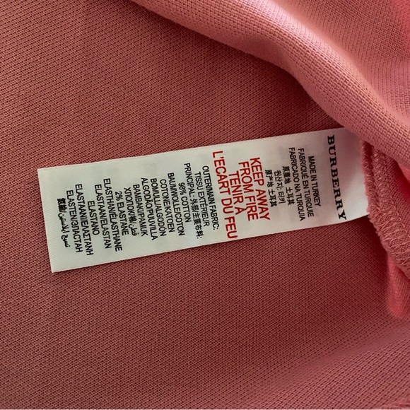 Burberry Classic Pink Blush Baby Dress - Picture 6 of 8